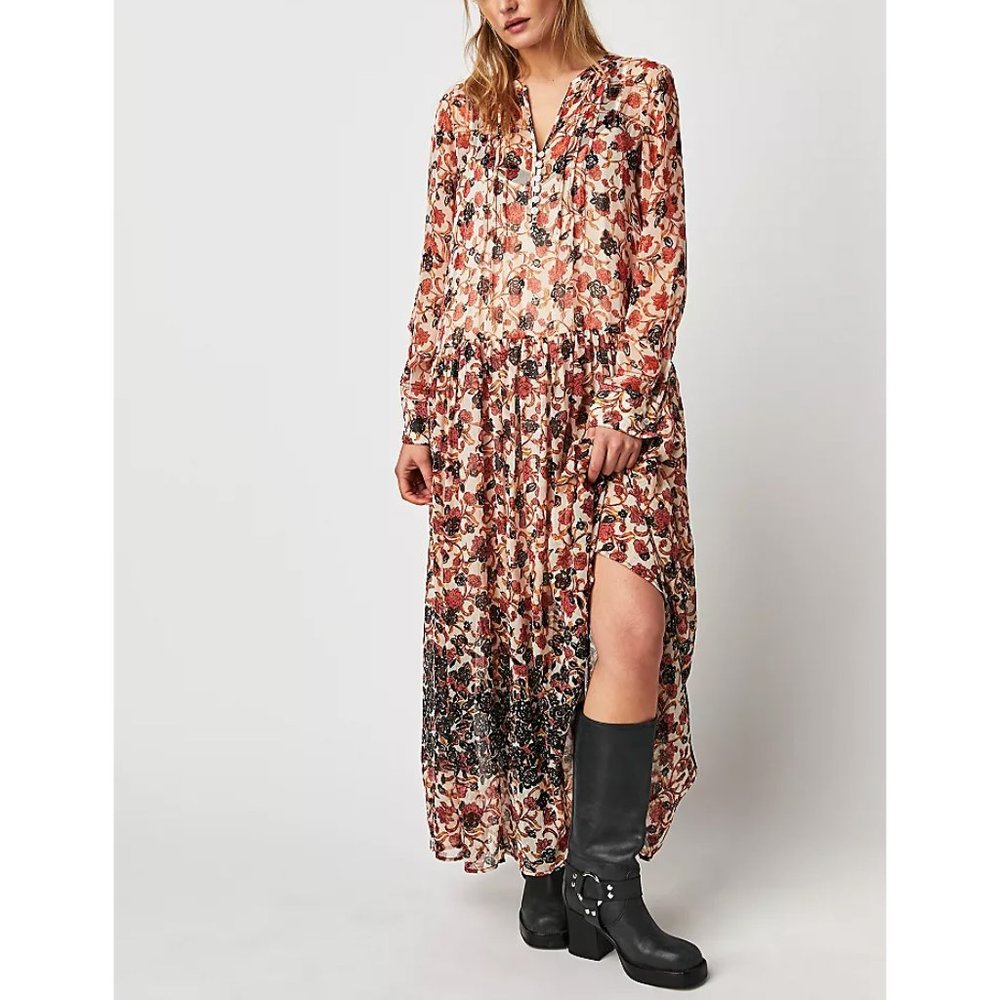 🆕 FREE PEOPLE See It Through Dress / Tea Combo
